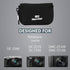 MegaGear ''Ultra Light'' Neoprene Camera Case Bag with Carabiner for Panasonic Lumix DC-ZS80, DC-ZS70, DMC-ZS100, DC-TZ95, DC-TZ90, DMC-TZ100 (Bla...