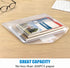 Sooez 5 Pack Plastic Envelopes Poly Envelopes, Clear Document Folders US Letter A4 Size File Envelopes with Label Pocket for School Home Work Offi...