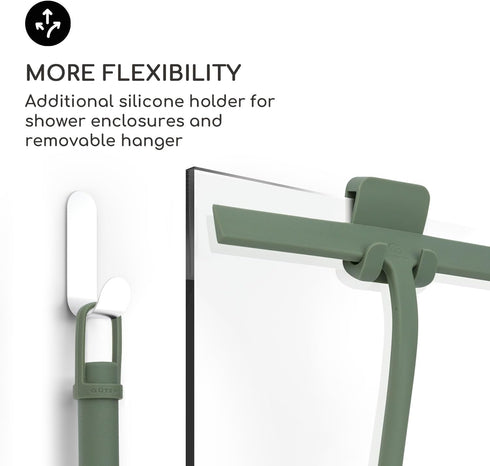 GÜTEWERK Shower Squeegee for Glass Doors, Squeegee for Shower Glass Door, Rubber Shower Squeegee for Shower Doors, Shower Door Squeegee for Window...