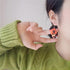 Mini Instant Noodle Dangle Earrings Small Resin Instant Noodle Food Drop Earrings Funny Food Asymmetrical Hook Earrings Artist Painter Jewelry...
