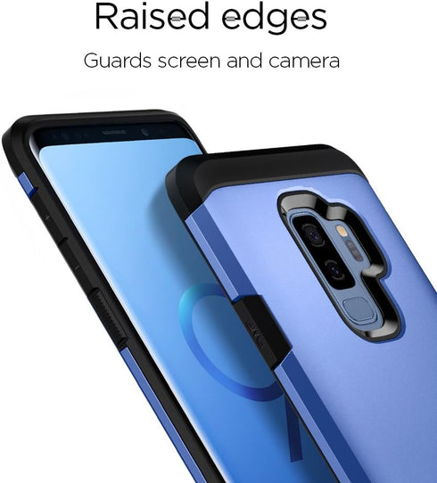 Spigen Tough Armor Designed for Samsung Galaxy S9 Plus Case (2018) - Coral Blue...