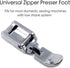 75pcs 20 Inch 14 Inch and 9 Inch Mixed Size Nylon Coil Zipper Bulk with Zipper Presser Foot for Sewing Craft(25 Color Zippers)...