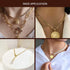 16.4 Feet Gold Plated Stainless Steel Chain Bulk Flat Paperclip Link Chains 5x10mm Jewelry Chain Roll with Jump Rings Lobster Clasps Oval Cable Ch...