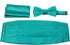 Mens Formal Woven Satin Cummerbund Pre-Tied Bowtie Hanky set...