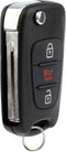 KeylessOption Keyless Entry Car Remote Flip Key Fob Ignition for Kia Soul Sportage with High Security Key Blade...