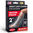 100% Waterproof Cast Covers for Shower Leg - Tight Seal - Reusable Adult 2pk Half Leg Cast Protectors - Knee, Ankle, Foot...