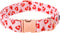 Lionet Paws Valentine Day Dog Collar, Heavy-Duty Cute Red Heart pattern Collar with Metal Buckle Pet Necklace for Large Dog Gift, XLarge, Neck 16-...