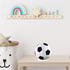 2 Pack Acrylic Football Stand Holder Sports Ball Storage Organizer Display Rack for Basketball Football Volleyball Soccer Rugby Balls...