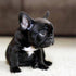 Zimal Full Round Diamond Painting French Bulldog DIY Diamond Mosaic Black Puppy Full Round Diamond Embroidery Cross Stitch Animal Dog 11.8 X 11.8 ...