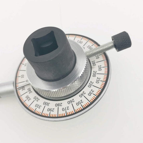 Torque Angle Meter, 1/2" Drive Wrench Angle Gauge, 14" Flexible Clip Arm, CR-V Steel...