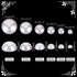 PH PandaHall 6 Sizes White Flat Back Pearls Cabochon 690pcs Flat Pearls Gems for Cup Nails Crafts Shoes Hairband Scrapbooking Embellishment Makeup...