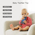 Baby Teether Cell Phone Toy, Soft Silicone Chew Toy with POP Pressable Key, Early Educational Learning Teething Toy for Babies 0-12 Months Boys an...