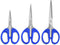 Household Scissors Set of 3, All-Purpose Scissors with Stainless Steel Razor Blades,Suitable for School, Office, Crafting and Family Daily Use, 4....