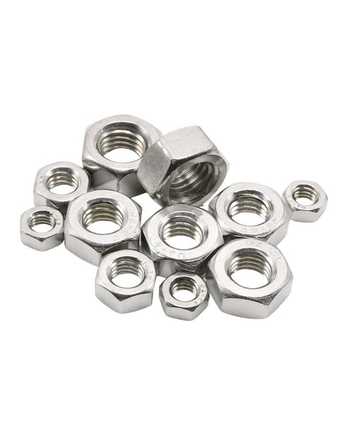 M12 Hex Nuts - IMScrews 304 Stainless Steel Hex Nuts - Durable, Rust-Resistant Fasteners for Home Repair and Professional Projects Pack of 10...