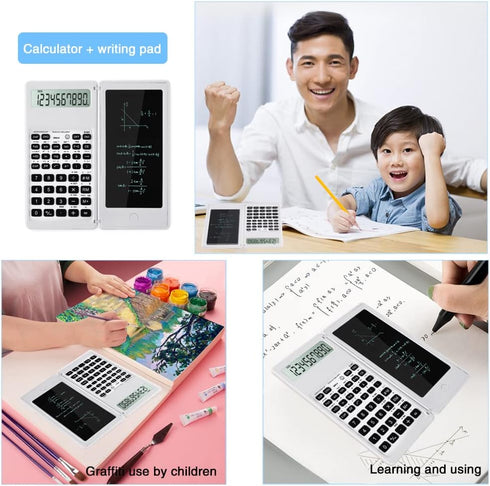 Scientific Calculators?Lvesunny Multifunctional Scientific Calculator with Notepad, 10-digit Large Screen, Perfect School Supplies for Students, I...