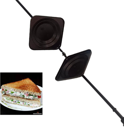 Shriya Sandwich Maker Grill, Sandwich Maker, Nonstick Toaster, Nonstick Gas Sandwich Toaster, Panini Maker, Stove Top Toasted Sandwich Snack Maker...