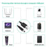 USB Cable 5.5mm/2.1mm 5V DC Barrel Jack Power Cable (Black, 100cm) for VoIP Phone Router, Portable Power Source, Serato DJ Controller,MP3,Nextbook...