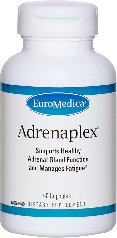 Euromedica Adrenaplex - 60 Capsules - Adrenal Gland Function Supplement - Supports Healthy Adrenal Gland Function & Balanced Mood - 30 Servings...