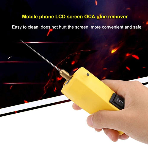 Taidda Mobile Phone LCD Screen Glue Remover, Electric Glue Removal Tool Professional Glue Clean Machine CJ6+ 100-240V US OCA OCA Glue Remover Tool...