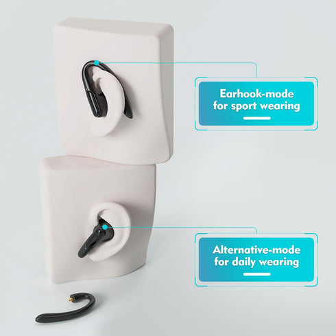 APEKX True Wireless in-Ear Bluetooth Earbuds - Effortlessly switch between daily and sports wear, Compatible with iPhone and Android, Perfect for ...