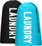 2 Pack XL Travel Laundry Bag, Machine Washable Dirty Clothes Organizer, Large Enough to Hold 4 Loads of Laundry, Easy Fit a Laundry Hamper or Bask...