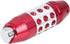 X AUTOHAUX Universal Aluminum Alloy Car Gear Stick Shift Knob with Button Lever Shifter Red...