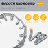 Chrome Plated Prong Dog Collar,no Pull Dog Prong Collar with Spikes,Choke Collar for Dogs Pinch Training Collar (4.0 * 28in)...