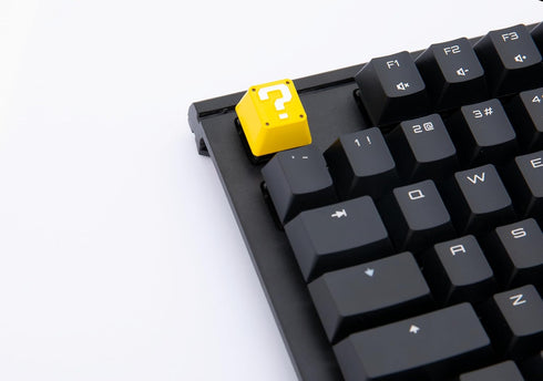 Question Block Keycap for Mechanical Gaming Keyboard Cherry MX Profile, ESC R4 Height- Metal...