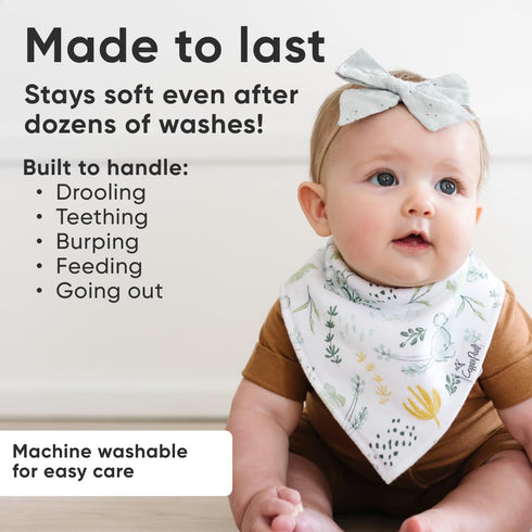 Copper Pearl Baby Bandana Drool Bibs for Drooling and Teething 4 Pack Gift Set Aussie...