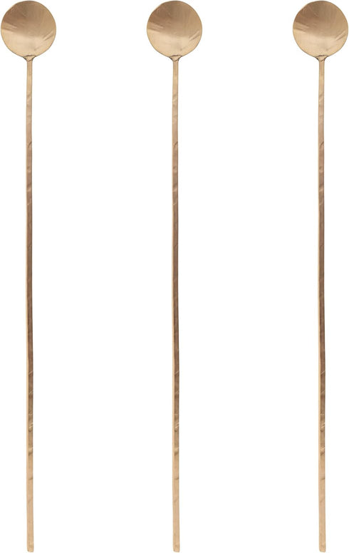 Karma Gifts, Catalina Stirring Spoons S/3 Large Gold...