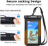 Waterproof Phone Pouch 2pcs(S+L)Waterproof Phone Lanyard Case,IPX8 Floating Waterproof Phone Case Dry Bag for iPhone 15 14 Pro 13 13 Pro Max 12 11...