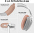 AIRSPO Airpods Max Case Cover, Silicone Case Cover for AirPods Max Headphones, Anti-Scratch Ear Pad Cover/Headband Cover for Apple AirPods Max, Ai...