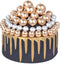 16pcs Ball Shaped Cake Topper Cake Picks Pearl Ball DIY Cake Insert Topper Cup Cake Topper Set Toothpick for Party Birthday Cake Baby Shower Weddi...