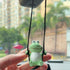 Swinging Frog Car Hanging Ornament, Cute Car Hanging Accessories for Rear View Mirror, Car Pendant Frog Hanging Swing...