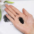 Size 12/0 Crafts Glass Seed Beads 2mm Black Beads for Jewelry Making (Total About 100g About 11000pcs)...