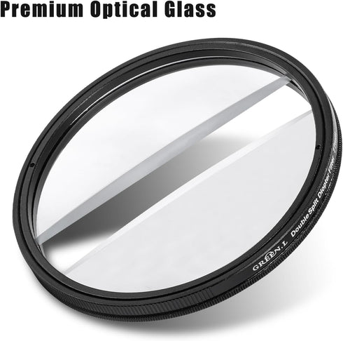 77mm Center Field Split Diopter Effect Filter, Special Effect Filter for Camera Lens...