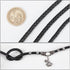 PH PandaHall 4.4 Yard 5mm Round Folded Bolo PU Braided Leather Cord Bolo Tie for Necklace Bracelet Jewelry Making Black...