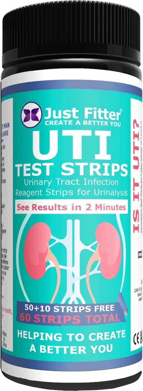 UTI Urine Test Strips. Urinary Tract Infection Strip. Simple, Fast and Accurate Results. Urinalysis Home Testing Stick Kit for Nitrite and Leukocy...