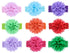 10Pcs/pack Baby Girls Headbands – Soft Elastic Hair Bands 10 Lovely Colour Chiffon Flowers Hair-bow Hair Accessories for Baby Girls Toddlers and K...