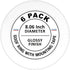 LightLabs Goof Ring Gloss 6 Pack 8.06" Diameter for 6" Cans. Inlcudes Mounting Tape to Fix Drywall Damage for Flush Mount Recessed Down Lights. 6....