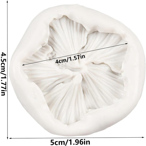 Hibiscus Flower Silicone Fondant Molds For Cake Decoration Cupcake Topper Chocolate Candy Sugar Craft Polymer Clay Gum Paste...