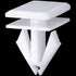 Rexka 20pcs Rocker Panel Moulding Clips White Nylon 68092697AA Compatible with Jeep Liberty Dodge Durango Charger Chrysler 300...