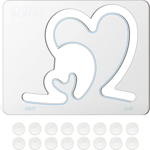 Quilting Rulers and Templates Quilting Templates for Machines Quilting Heart Shaped Free Motion Quilting Templates (Design B)...