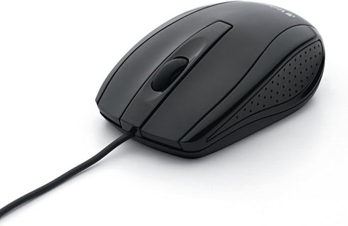 Verbatim Wired USB Computer Mouse - Corded USB Mouse for Laptops and PCs - Right or Left Hand Use, Black 98106,Glossy Black, 1.2" x 2.3" x 3.8"...