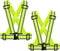 2Pack High Visibility Reflective Safety Vest | Lightweight,Adjustable & Elastic | Hi Vis Running Gear for Walking,Cycling,Construction Workers,Men...
