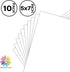 Mat Board Center, 10 Pack 5x7 White Backing Boards, Cardboard for Arts, Prints, Frames, Photos and More...