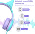 gorsun Kids Headphones with Limited Volume, Cat Ear Toddler Headphones, Wired Headphone Over Ear for Boys and Girls,Stereo Sound Foldable 3.5mm He...