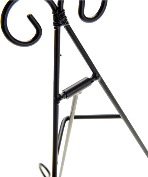 PowerTRC 12" Iron Display Stand for Holding Pictures, Books, Plates, Art, and More...