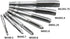 8pcs Metric Thread Machine Taps Set, Hand Screw Thread Plug Taps M3 M4 M5 M6 M8 M10 M12 with Adjustable Tap Wrench 1/16-1/2''...