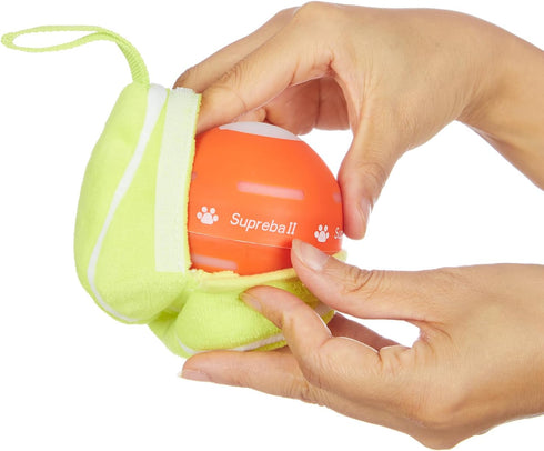 2 Pack Replacement Dog Ball Tennis Plush Cover...